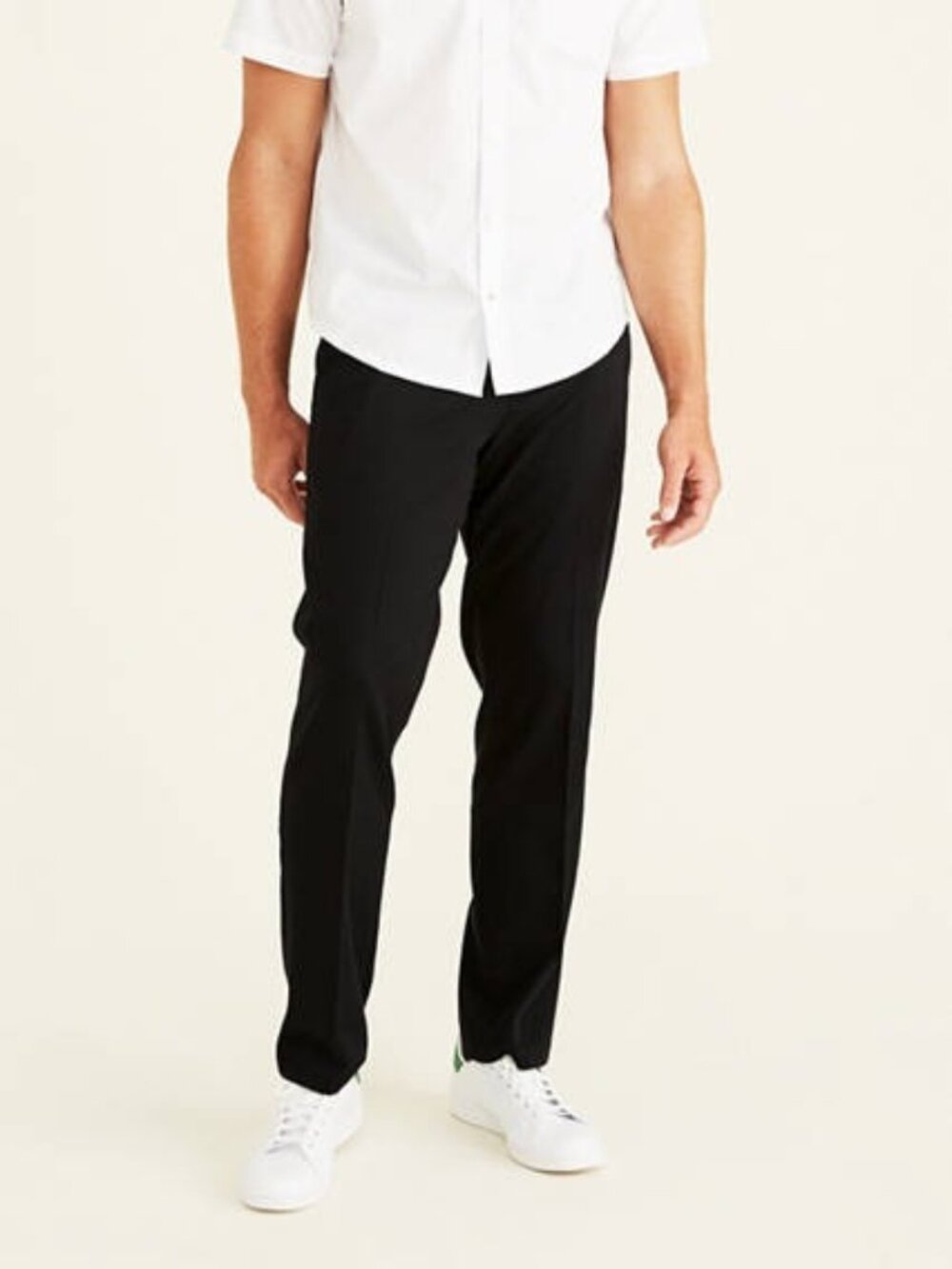 Dockers Mens Black Easy Khaki Stretch Big & Tall Classic Fit Pants Size 48x32